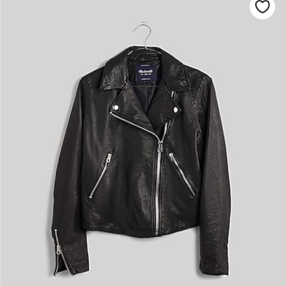 Black Leather Motorcycle Jacket